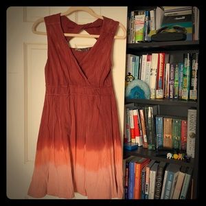 Prana tie dye / dip dye dress sundress